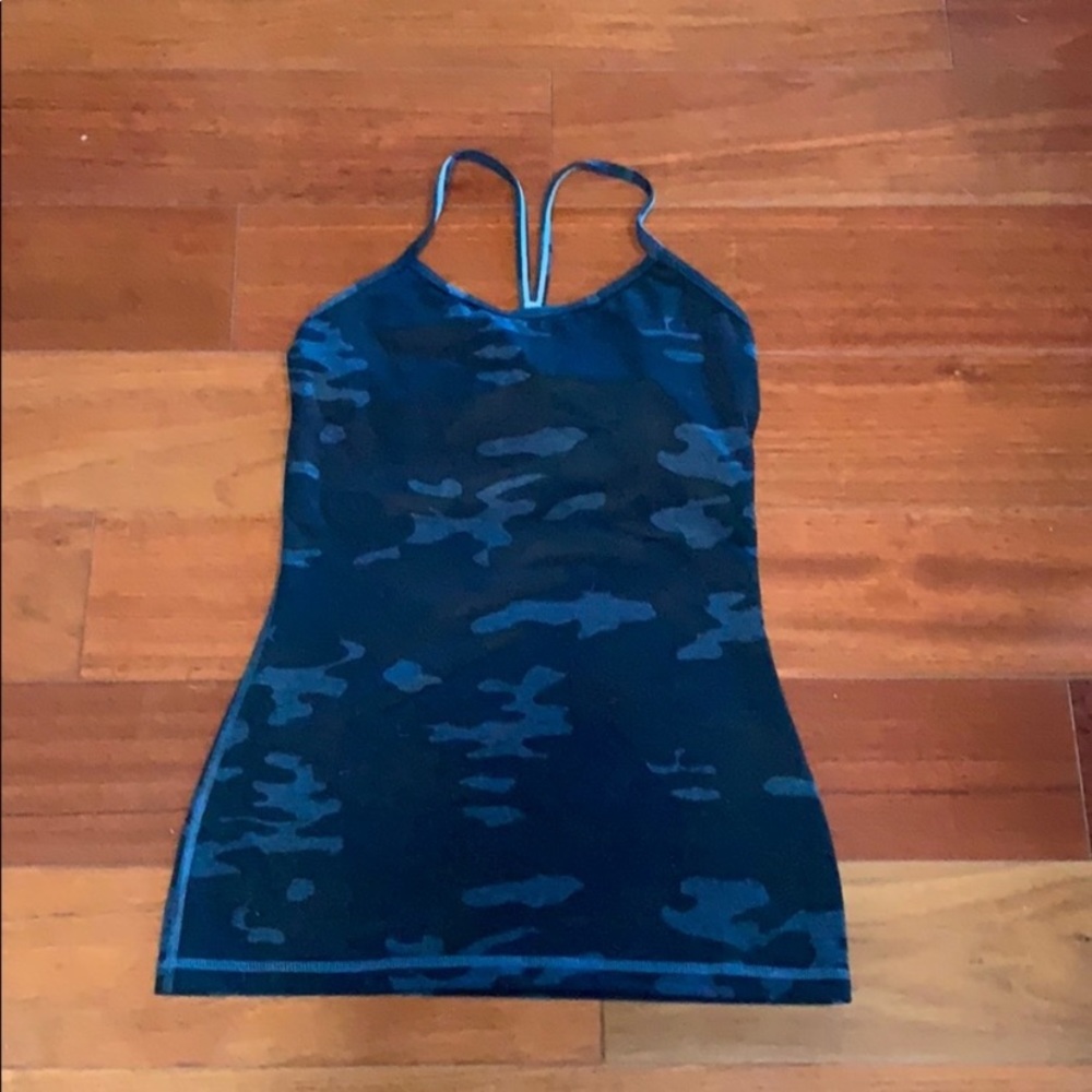 Lululemon Blue Camo Power Y - Picture 2 of 2